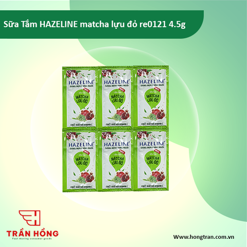 Sữa Tắm HAZELINE matcha lựu đỏ re0121 4.5gx12/84 dây