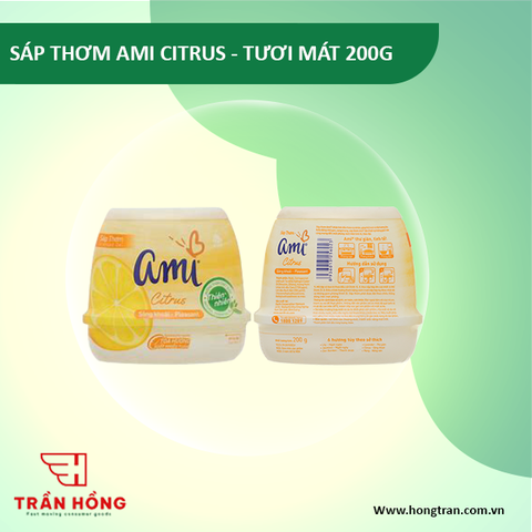 SÁP THƠM AMI CITRUS - TƯƠI MÁT 200G x 24 Cục ( hương chanh )