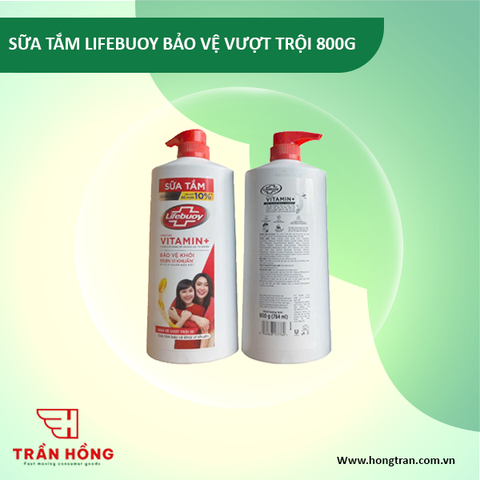 SỮA TẮM LIFEBUOY BẢO VỆ VƯỢT TRỘI 800G/12CHAI