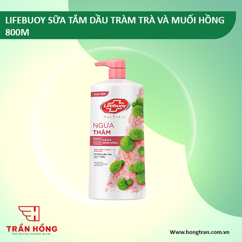 SỮA TẮM LIFEBUOY DẦU TRÀM TRÀ VÀ MUỐI HỒNG 800ML x 12 CHAI