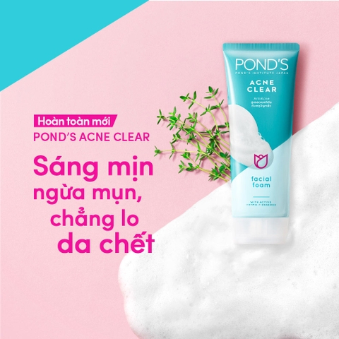 SỮA RỬA MẶT PONDS NGỪA MỤN 100G x 24 chai