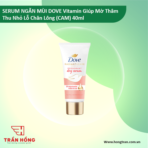 SERUM NGĂN MÙI DOVE Vitamin Giúp Mờ Thâm Thu Nhỏ Lỗ Chân Lông (CAM) 40ml x 24 chai