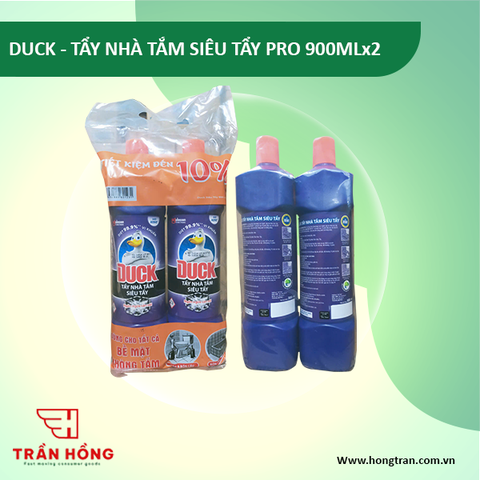 TẨY NHÀ TẮM DUCK - SIEU TAY PRO 900MLx2 / 6 CẶP