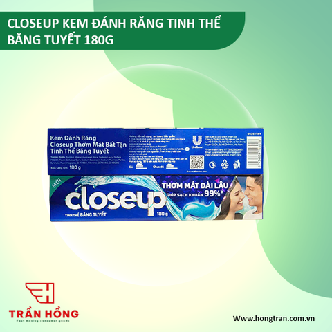 KEM ĐÁNH RĂNG  CLOSEUP LỘC ĐỀ BĂNG TUYẾT 180G x 36 CÂY