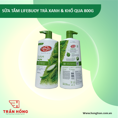 SỮA TẮM LIFEBUOY TRÀ XANH & KHỔ QUA 800G/12CHAI