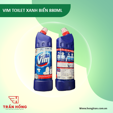 NƯỚC TẨY TOILET VIM XANH BIỂN 880ML x 16 chai