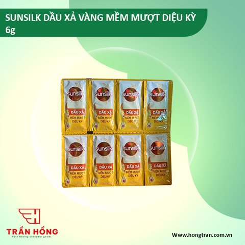 DẦU XẢ SUNSILK MỀM MƯỢT DIỆU KỲ 6g x 10 x 84 dây
