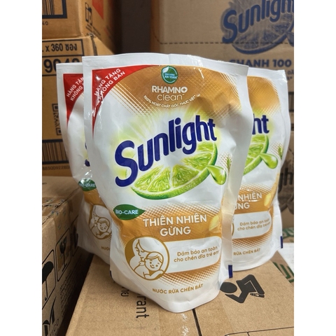 NƯỚC RỬA CHÉN SUNLIGHT HƯƠNG CHANH 750G + NRC GUNG 220ML x 9 BỘ