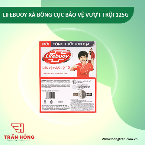 XÀ BÔNG CỤC LIFEBUOY BẢO VỆ VƯỢT TRỘI  72 CỤC X 125G
