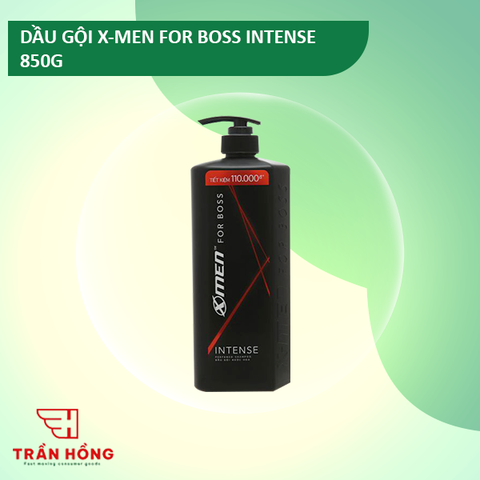 DẦU GỘI NƯỚC HOA XMEN FOR BOSS INTENSE CHẮC KHỎE 850G x 12 CHAI