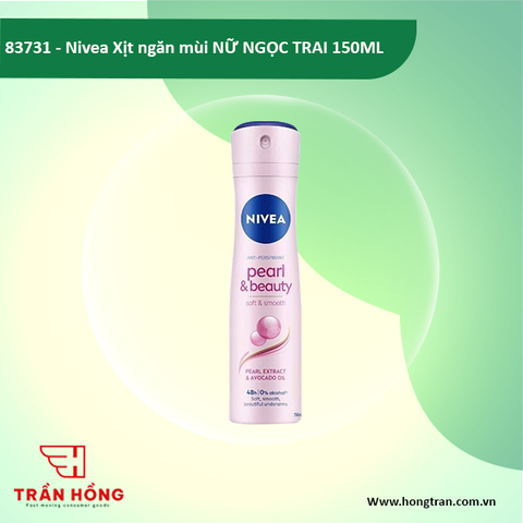 83731 Nivea Xịt ngăn mùi NỮ NGOC TRAI 150ML x 12 CHAI