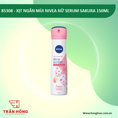 85308 Xịt ngăn mùi NIVEA SERUM SAKURA 150ML x 12 CHAI