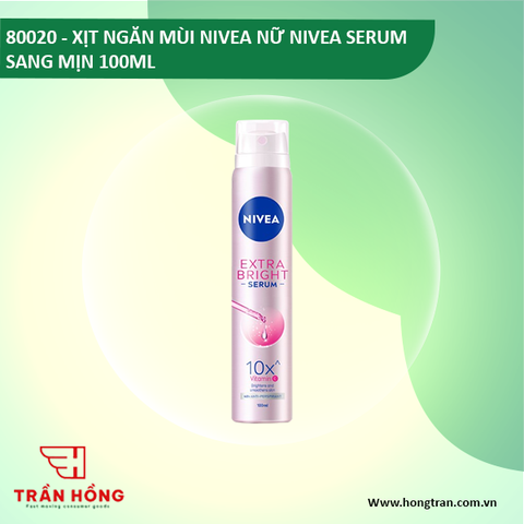 80020 Xịt ngăn mùi NIVEA SERUM SANG MỊN 100ML x 12 CHAI