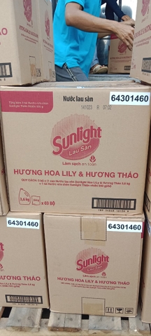 SUNLIGHT NLS LILY HT 3.6KG + 1TUI NRC THIEN NHIEN 550ML x 3 BỘ