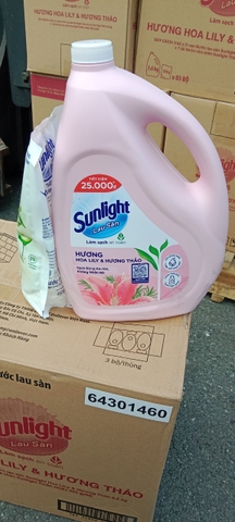 SUNLIGHT NLS LILY HT 3.6KG + 1TUI NRC THIEN NHIEN 550ML x 3 BỘ