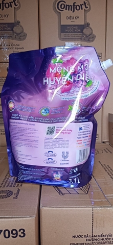 NƯỚC XẢ VẢI COMFORT HUONG NUOC HOA THIÊN NHIÊN DIỆU KỲ 3.1L x 4 Túi
