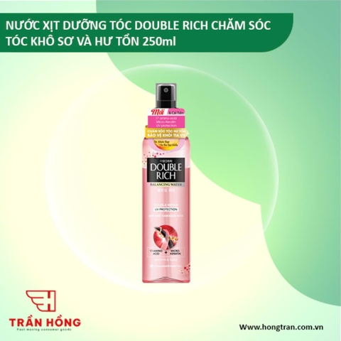 NƯỚC XỊT DƯỠNG TÓC DOUBLE RICH CHĂM SÓC TÓC KHÔ SƠ VÀ HƯ TỔN 250ML x 20 CHAI