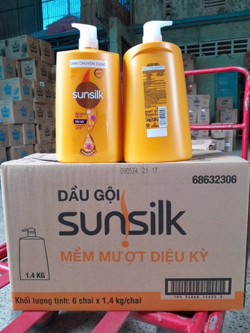 DẦU GỘI SUNSILK MMDK 1.4KG x 6 CHAI