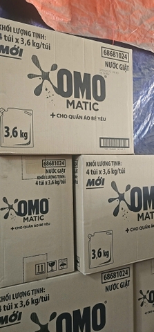 NƯỚC GIẶT OMO GIÀNH CHO BÉ YÊU 3.6KG X 4 TÚI