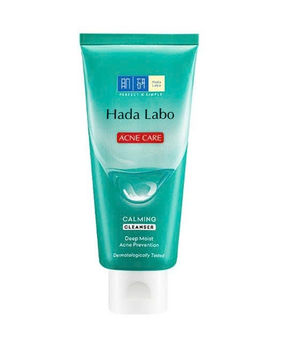 Kem rửa mặt cho da mụn, nhạy cảm HADA LABO ( XANH LÁ )