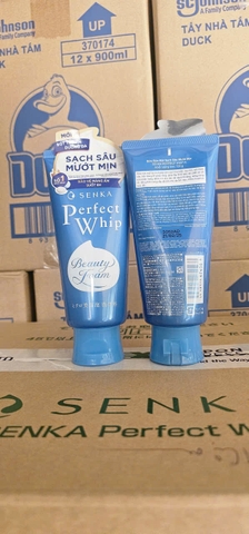 Sữa rửa mặt Senka Xanh Whip x 48 tuýp