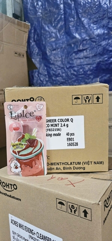Son Dưỡng Môi LIPICE SHEER COLOR Q CHOCO MINT 2.4 G X 40 CÂY