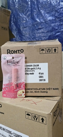 Son Dưỡng Môi LIPICE SHEER COLOR Brick Red ( đỏ gạch ) 2.4 G X 50 CÂY