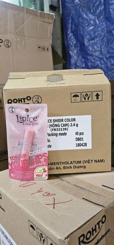 Son Dưỡng Môi LIPICE SHEER COLOR ROSE ( HỒNG CAM ) 2.4 G X 50 CÂY