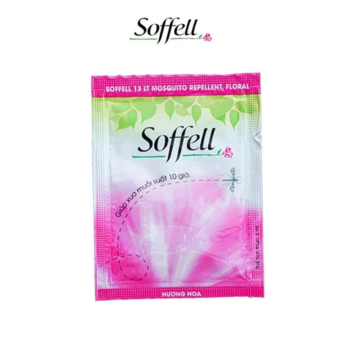 KEM CHỐNG MUỖI SOFFELL HƯƠNG HOA HỒNG 6ml * 10goi * 96 DÂY / Thùng