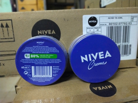 80102 - Kem Dưỡng Ẩm Da NIVEA Crème (60 ml) x 48 chai