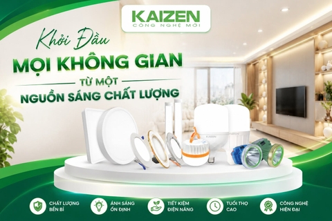 KHỞI ĐẦU MỌI KHÔNG GIAN TỪ MỘT NGUỒN SÁNG CHẤT LƯỢNG