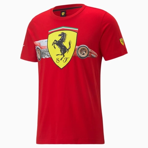 Áo Scuderia Ferrari Shield Tee Puma Men