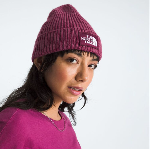 Mũ len nữ TNF Logo Box Cuffed Beanie