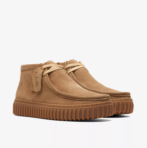 Giày da lộn Clarks Torhill Hi