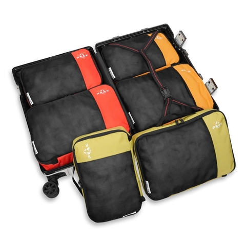 Set túi xếp hành lý PeakPack Mesh Zip Pack