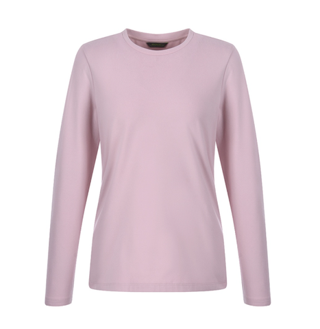 Áo thun cổ tròn dài tay nữ Mountia