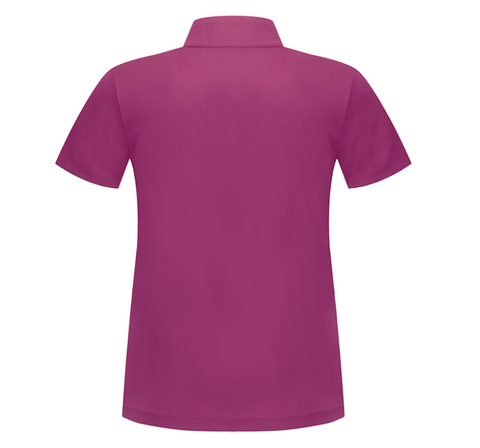 Áo thun cộc tay nữ Mountia cổ zip