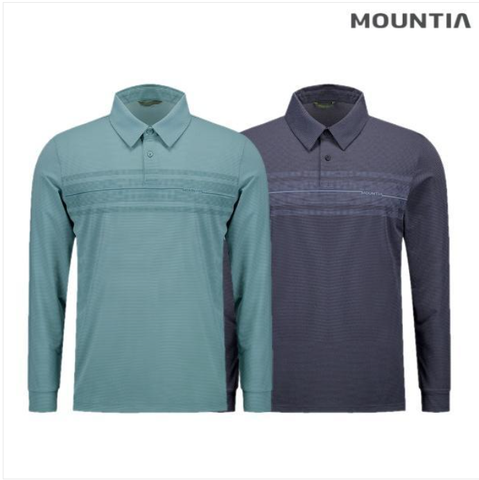 Áo thun polo dài tay nam Mountia