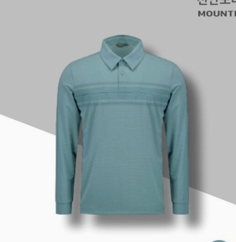 Áo thun polo dài tay nam Mountia