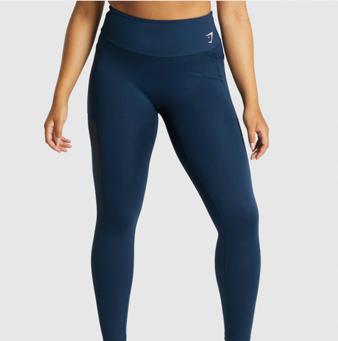Quần legging dáng dài túi lưới Gymshark