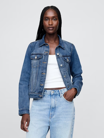 Áo khoác jean nữ GAP denim
