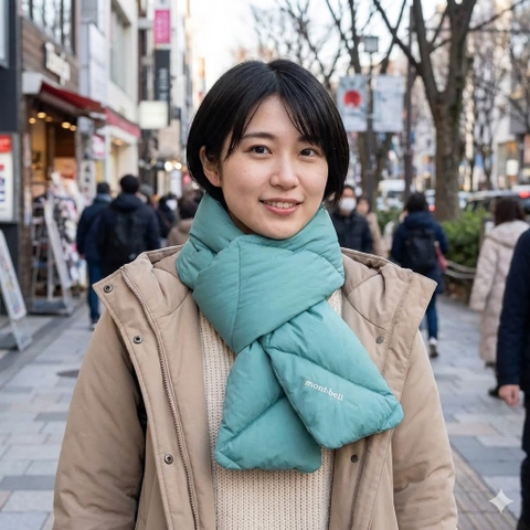 Khăn quàng cổ lông vũ Montbell