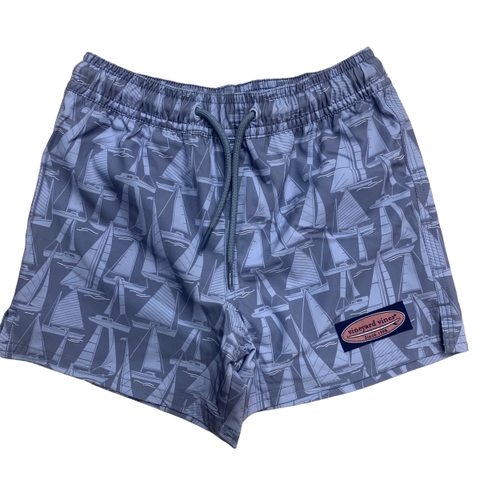 Short biển Kid 7 Inch Printed Chappy Vines