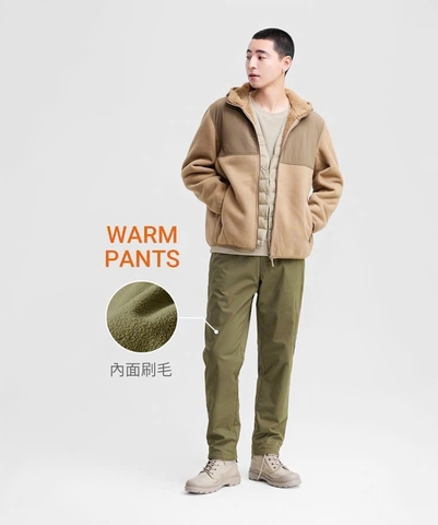 Quần dài nam lót nỉ Lativ