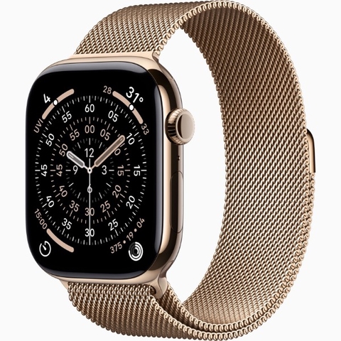 Apple Watch Series 11 (GPS + Cellular) 46mm Titanium Case | Milanese Loop Mới - Apple Chính Hãng