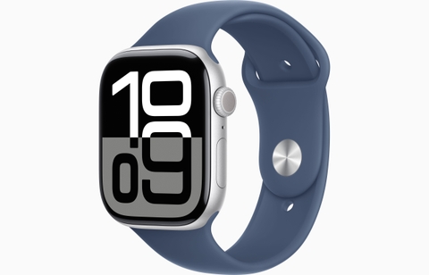 Apple Watch Series 10 (GPS) 46mm Aluminum Case | Sport Band Mới - Apple Chính Hãng