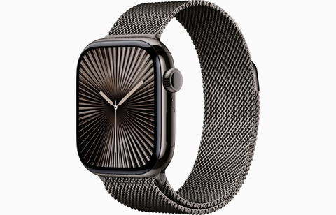 Apple Watch Series 10 (GPS + Cellular) 42mm Titaninum Case | Milanese Loop Mới - Apple Chính Hãng