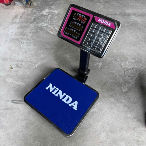 Cân điện tử 100kg NiNDA SNG-100T tính giá cân thực phẩm, cân bán hàng