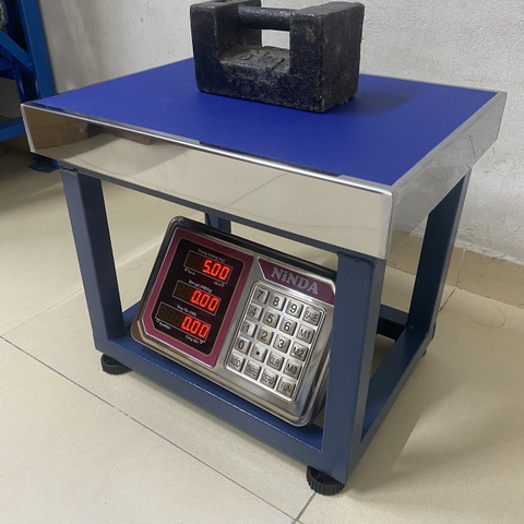 Cân ghế điện tử NiNDA AD6 tải trọng 60kg/20g, cân phế liệu, kim khí, nông sản