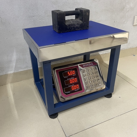 Cân ghế điện tử NiNDA AD6 tải trọng 200kg/50g, cân phế liệu, kim khí, nông sản